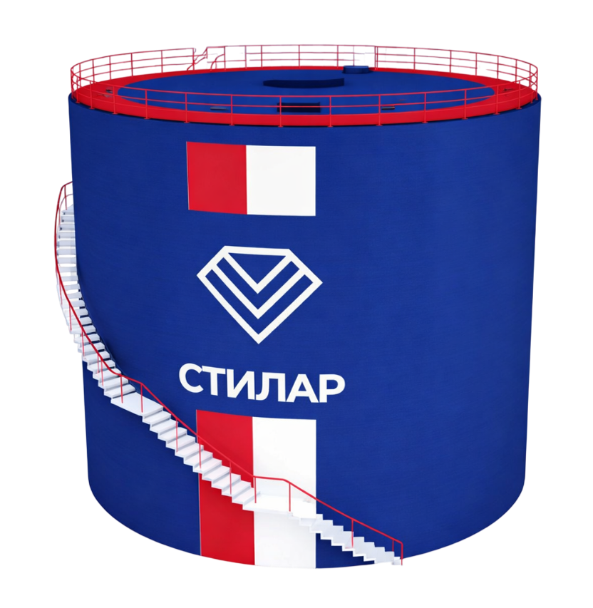 Цельносварной резервуар РВС для битума 150 м³ от завода-производителя